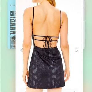 UO snake print mini dress